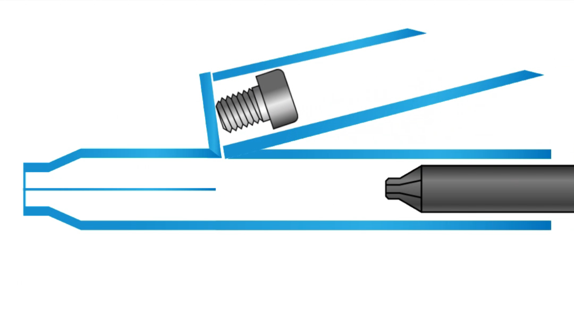 摆臂式拧紧模组枪头存钉
